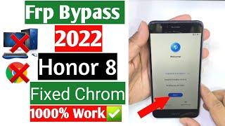 Honor 8 (FRD-L09) Google/FRP BYPASS 2022 (Without PC) 1000% Work 