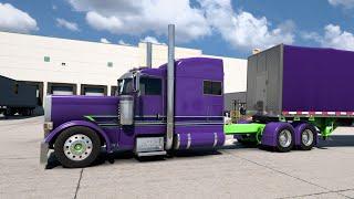 Custom 389 Peterbilt - (West Coast Hauling) - 600hp Cummins - American Truck Simulator