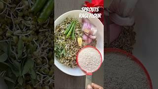 High protein dosa | ragi sprouts dosa | #highproteinbreakfast #highprotein