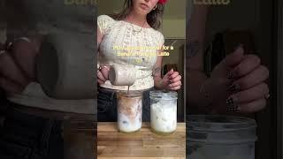 Banana Pudding Latte ️ Banana bread syrup Whole Milk Banana pudding cold foam (banana