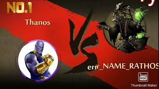 avengers enemy thanos vs rathos shadow fight 2     SL pro Hacker youtube channel