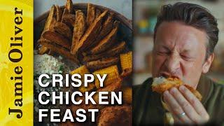 Crispy Chicken Feast | Jamie's £1 Wonders & Money-Saving Meals | Channel 4, Mondays, 8pm