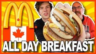 ALL DAY BREAKFAST at McDonald's CANADA #AllDayBreakfast