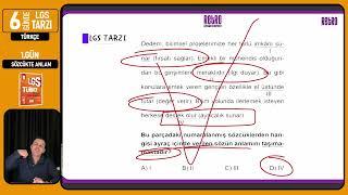 1. Gün / Sözcükte Anlam (LGS - Türkçe) 2025