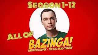 All Sheldon Cooper's BAZINGAS || The Big Bang Theory || Season 1 - 12 || 2019 || HD