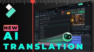 AI Translate Video Feature|How to translate video into any language with AI|What's New In Filmora