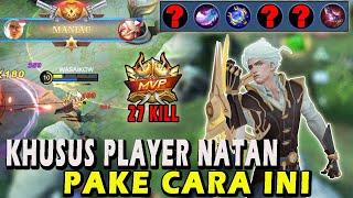 CARA MAIN NATAN TERBARU BUILD EMBLEM DAN ITEM NATAN GAMEPLAY NATAN TERSAKIT-MOBILE LEGENDS #mlbb