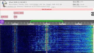 30 01 2023 WRMI 14 relay Radio Prague in Spanish to Caribbean 1130 on 5010 Okeechobee
