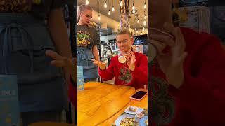 Masomka does invisible coffee trick on public best trick ever