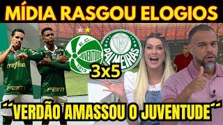 MÍDIA RASGOU ELOGIOS AO VERDÃO! JUVENTUDE 3X5 PALMEIRAS! NOTICIAS DO PALMEIRAS DE HOJE