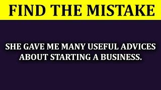 Can You Find the Mistake? | English Grammar Challenge