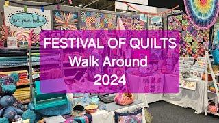 FESTIVAL OF QUILTS 2024 | Tour of the stall!