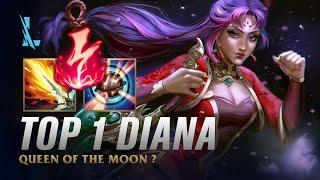 Wild Rift DIANA - TOP 1 Firecracker Diana S15 Ranked Gameplay + Build