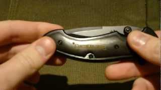 Counter Strike Titanium Ebony Folding Knife from ebay