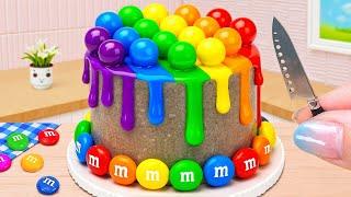 Amazing Rainbow Pop It Cake Using M&M  Best Miniature Cake Decorating Ideas ⭐ The Cake Corner