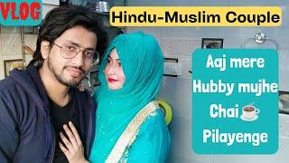 Hindu-Muslim couple Vlog | muslim girl marriage hindu boy | Official jaan vlogs | Husband wife love