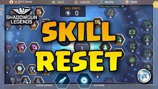 SKILL RESET TIPS: What to do before the SHADOWGUN LEGENDS update