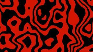 Black & Red Topographic Wave Wallpaper | 6-Hour 4K Loop • Live Background / Screensaver