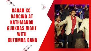 Karan KC Dancing at Kathmandu Gurkhas Night with Kutumba Band! at Pimbahal Pokhari 