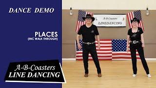 PLACES - Line Dance Demo & Walk Through