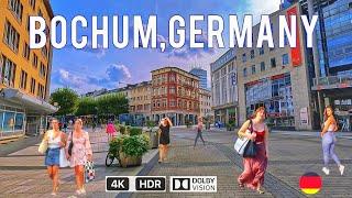 Bochum City Germany/walking tour in Bochum after summer ends 4k HDR 60fps