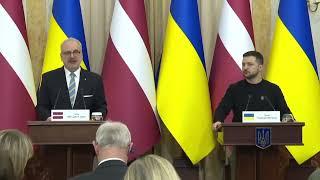 Зеленський і Президент Латвійської Республіки зробили заяви після зустрічі у Львові
