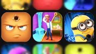 Hide Online, Minion Rush, Homescapes, (Rainbow Friends, Alphabet Run, Rainbow Blue Monster)