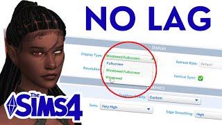 The BEST Settings For NO LAG In The Sims 4!