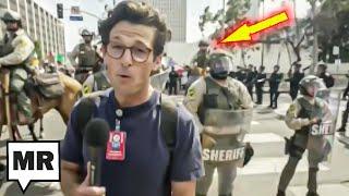 "100% Peaceful..." Seconds Later, Cops Open Fire On Protesters