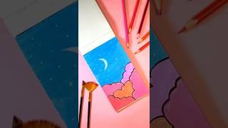 Aesthetic Could Painting #satisfying #aesthetic #youtubeshorts #shorts #viral #painting #skycloud