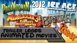 Animated Movie Trailer Logos of 2012