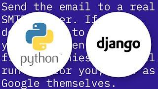 How to send email via Django?