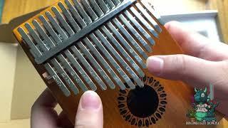 Showcasing Newlam Kalimba Thumb Piano with 17 keys