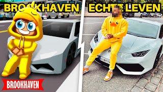 Brookhaven vs ECHTE LEVEN! (Roblox)