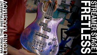 MAKING OF - Warwick Streamer Stage I Fretless - Blue Flip-Flop Chrome Finish #18-3978