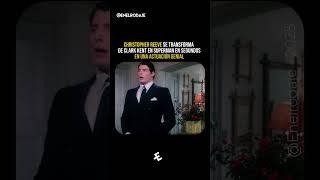 ¡Mira cómo Clark Kent se convierte en Superman en segundos! Talento Puro #christopherreeve