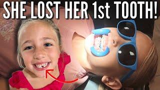 Stella's Loses Her First Tooth... at School! | And Livvy Receives a Braces Tune Up