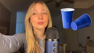 ASMR tapping on things over the microphone