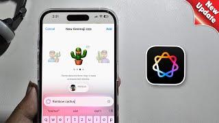 How To Make AI Emojis on iPhone iOS 18 | Genmoji Tutorial