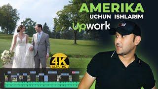 Upwork da Amerikaga uchun ishim /video montaj /Adobe Premiere / Freelancer / American Wedding