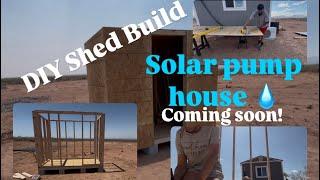 DIY Shed Build | Building our Soon to be Solar Pump house | Off Grid Living