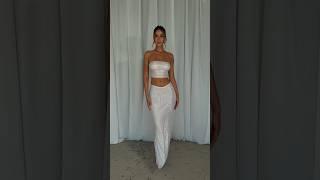 Sparkling our way through summerPair the Nanaka top with the Pelagia maxi skirt #shorts #fashion