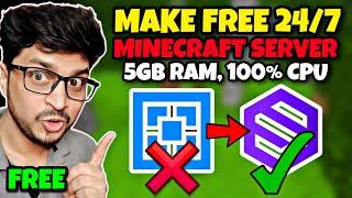 How To Make Free 24/7 Minecraft Server Without any Queue | Best Free 24/7 Minecraft Server Hosting 