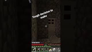 Really tough to call here #minecraft #letsplay #shorts