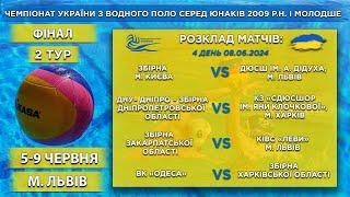 ЧЕМПІОНАТ УКРАЇНИ З ВОДНОГО ПОЛО СЕРЕД ЮНАКІВ 2009 р. н. (і молодше)| День #4| LIVE!