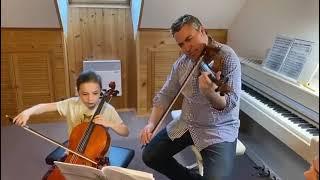 Maxim Vengerov and daughter Polina plays duet