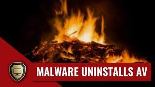 Malware uninstalls Antivirus | AVCrypt Ransomware