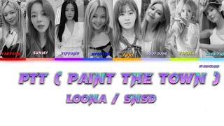 How would Girls' Generation sing Loona Paint the town ( Color Coded Lyrics)