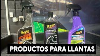 MEGUIARS PRODUCTOS PARA BRILLO Y PROTECIÓN EN LLANTAS