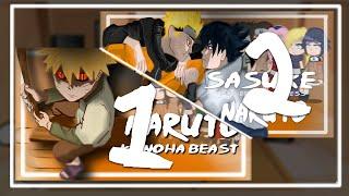 (part1&2)React to Naruto||Naruto friends||shippuden||gacha club||